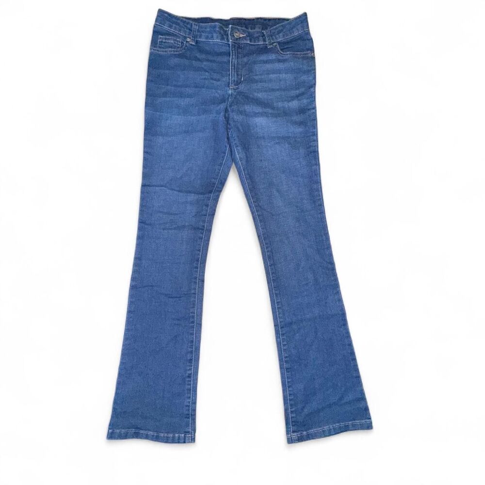 Wonder Nation Girls' Bootcut Blue Denim Jeans Size 16